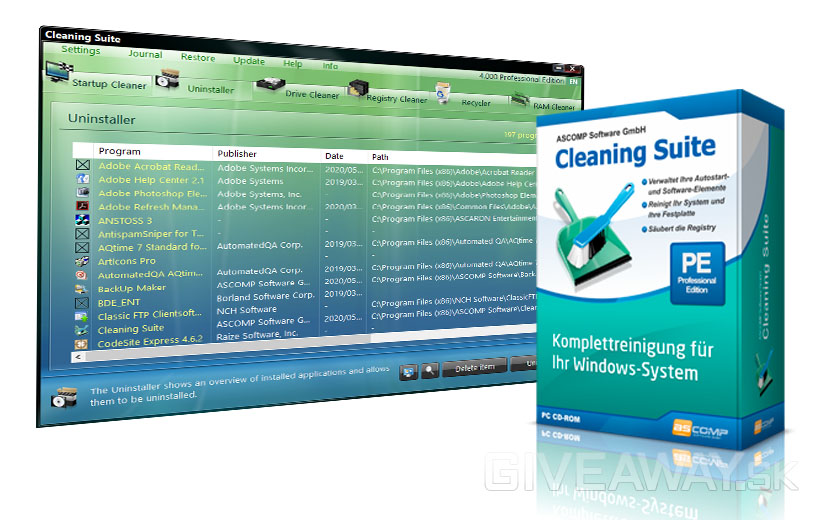 Ascomp Cleaning Suite Pro