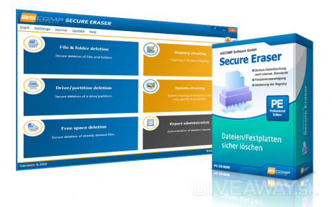 Ascomp Secure Eraser Pro